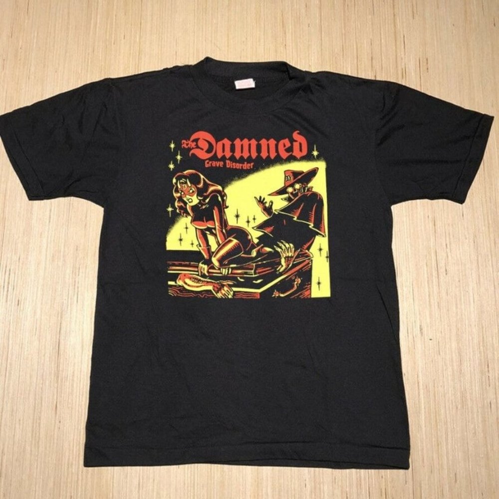 The Damned Tshirt, Grave Disorder T-shirt Punk Rock T-shirt, The Damned Fan Tee,